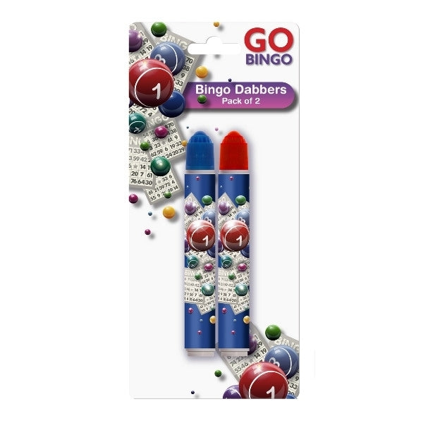 Go Bingo Dabbers Pack of 2 Assorted Colours P2362