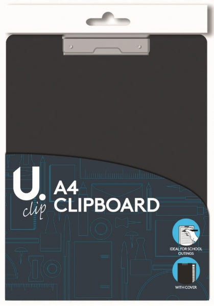 A4 Clipboard School Homework College Home Clipboard Black  P2434