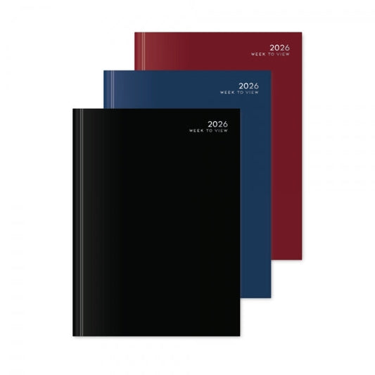 A4 Classic Diary 2026 Assorted Colours