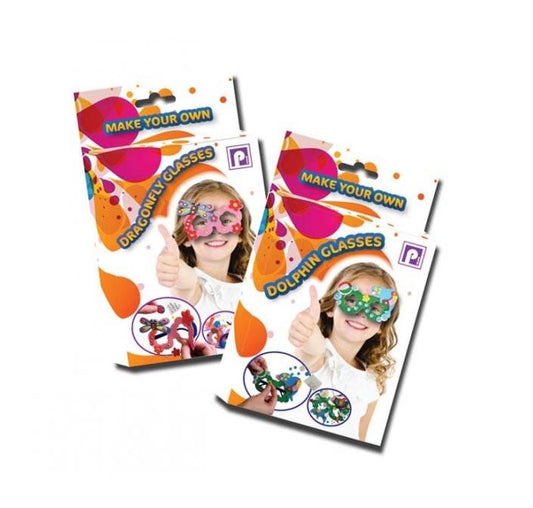 Make Your Own Glasses 2 Designs Dragonfly / Dolphin P2540