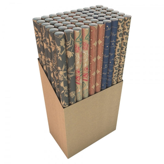 Kraft Birthday Special Occasions Gift Wrapping Paper Assorted Designs (Parcel Rate))