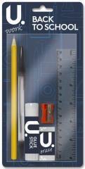 Childrens Boys Girls Back To School Value Stationery Full Set P2902