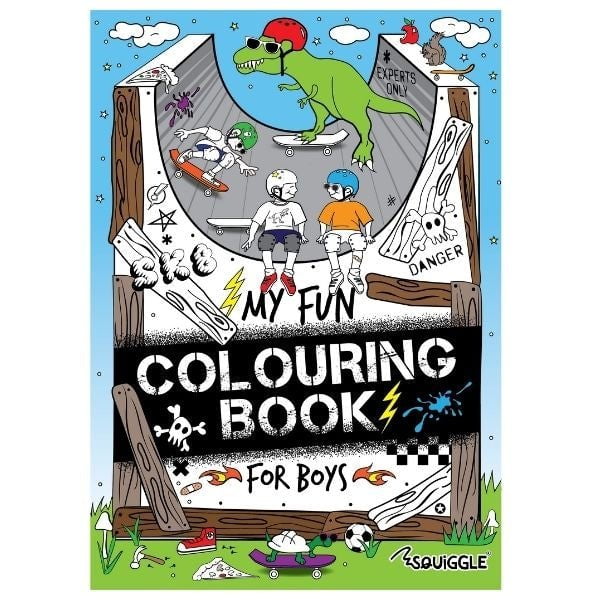 A4 Colouring Fun for Boys Book P2925