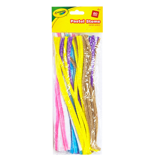 Crayola Pastel 60 Pack Chenille Stems