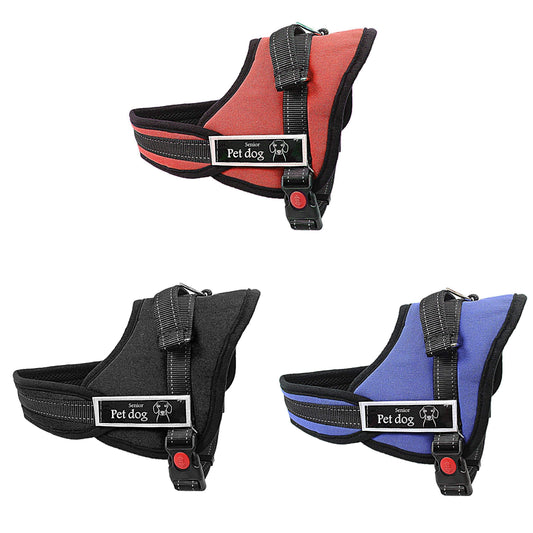 Pet Dog Adjustable Harness Size Medium Assorted Colours 3035M
