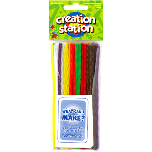 Coloured 15cms Pipe Cleaners Handy Pack