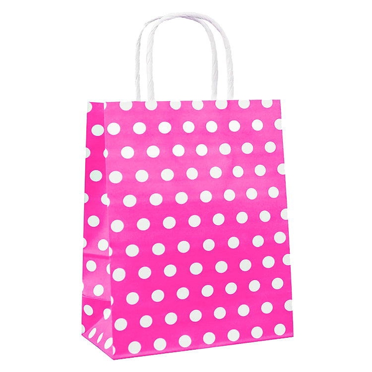 Hot Pink Dots Party/Gift Bag