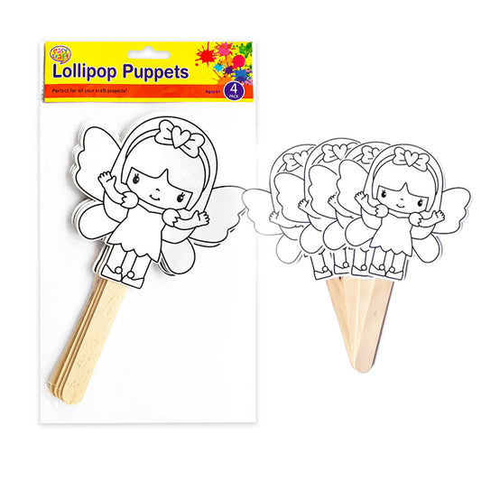 Fairy Lollypop Puppets (pk 4)