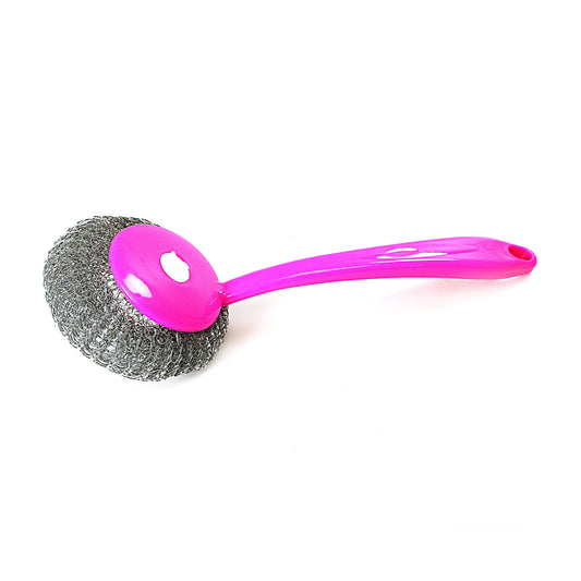 Kitchen Mesh Scourer Brush with Handle 25 cm 2756  A