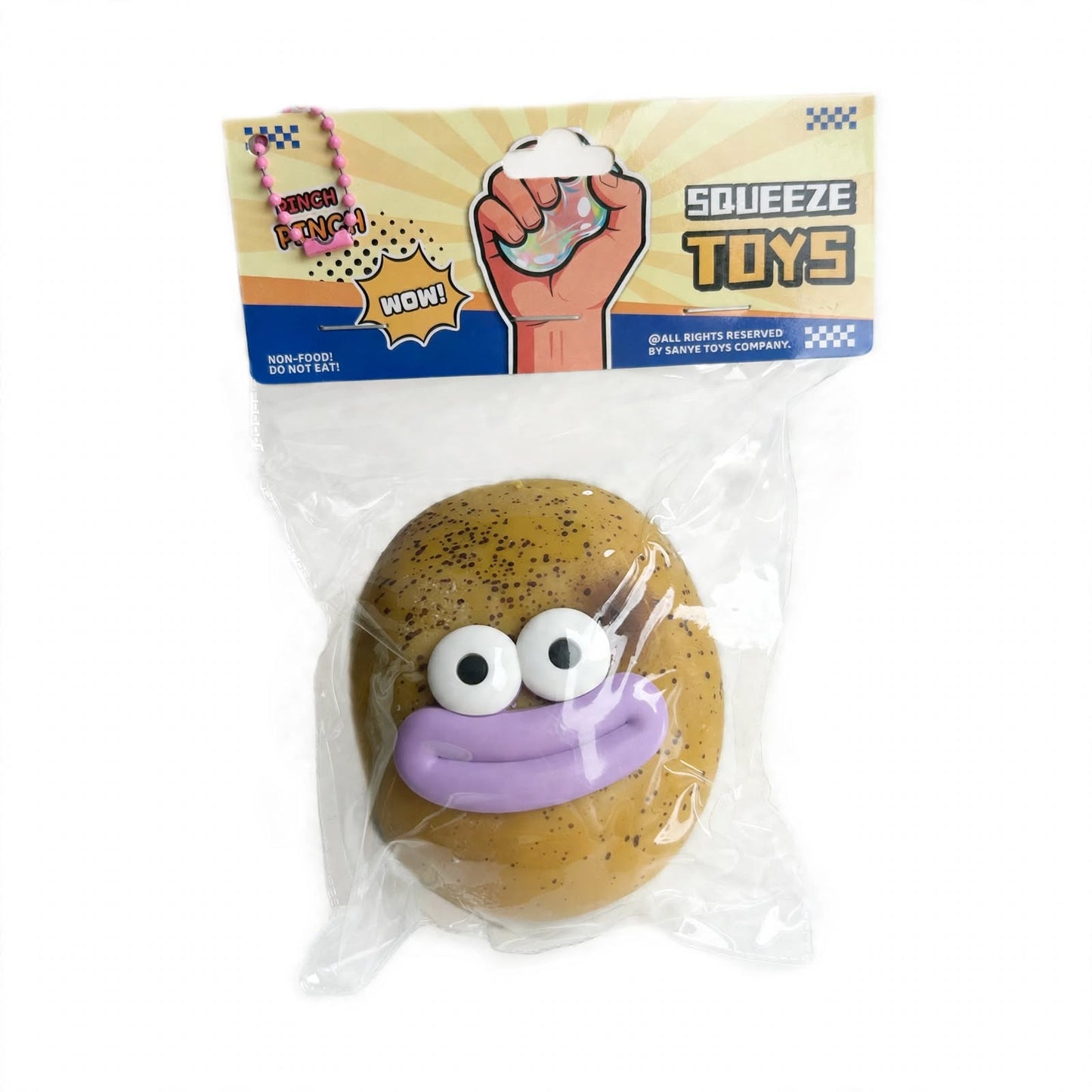 Squishy Spuds Squish Fidget Squeeze Potato Sensory Taba Toy - 4 to Collect