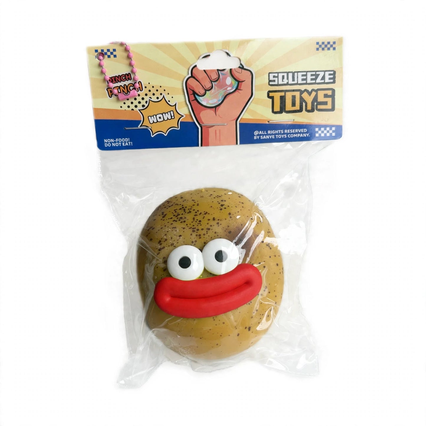 Squishy Spuds Squish Fidget Squeeze Potato Sensory Taba Toy - 4 to Collect