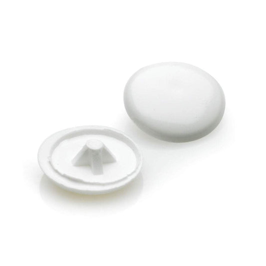 Pozi Caps White Pack Of 50