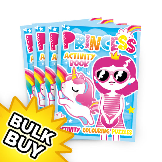Princess Mini Activity Book x36 ( BULK BUY )
