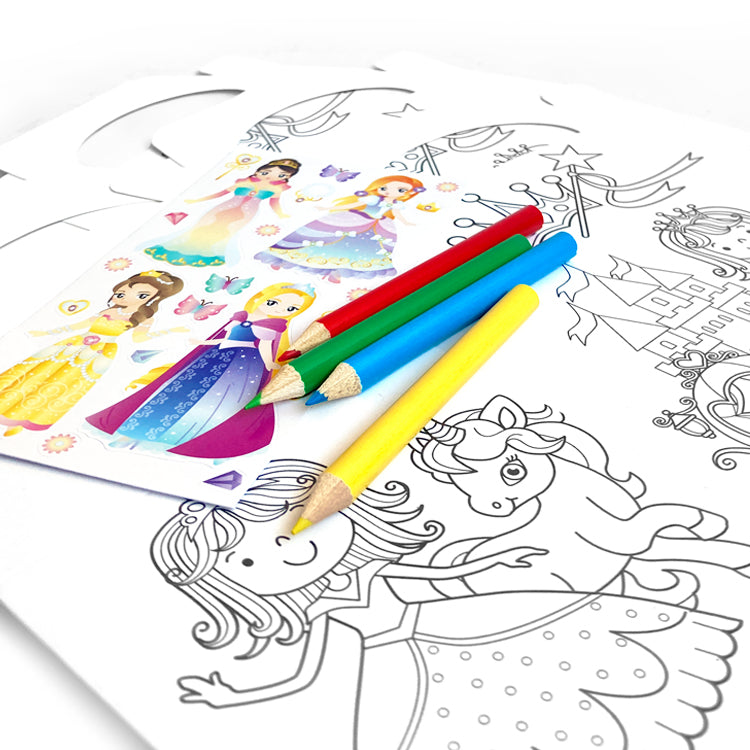 Princess Mega 3 Colour In Party/Lunch Box Set