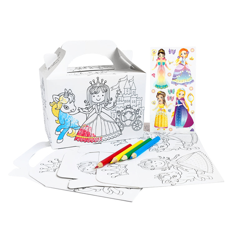 Princess Mega 3 Colour In Party/Lunch Box Set