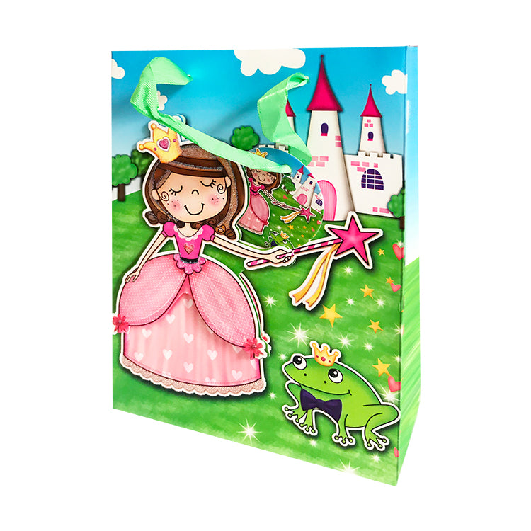 Princess 3D Glitter Gift Bag