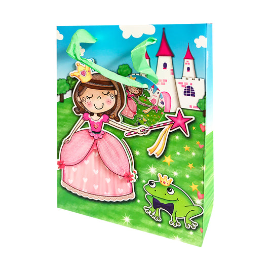 Princess 3D Glitter Gift Bag