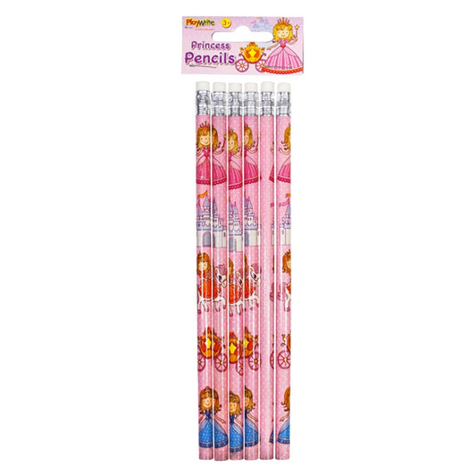 Princess Pencils x 6