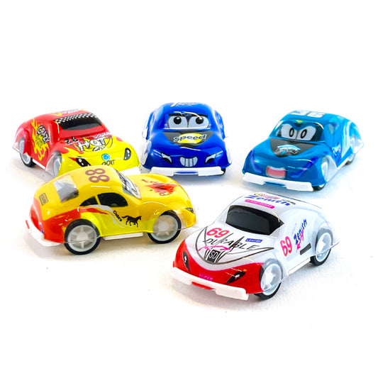 Mini Pull Back Cars x 5