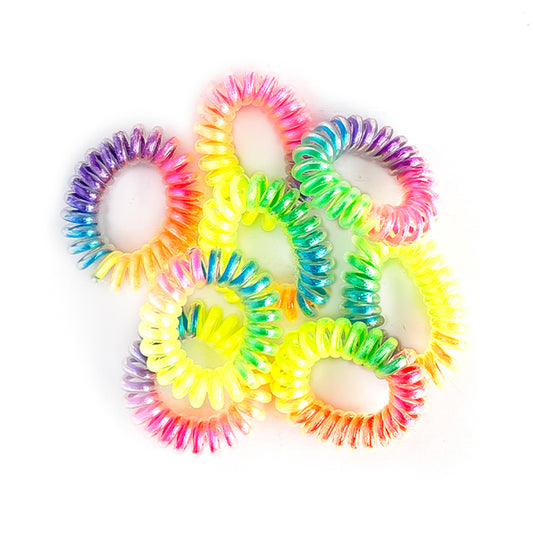 Rainbow Coil Bands x 7