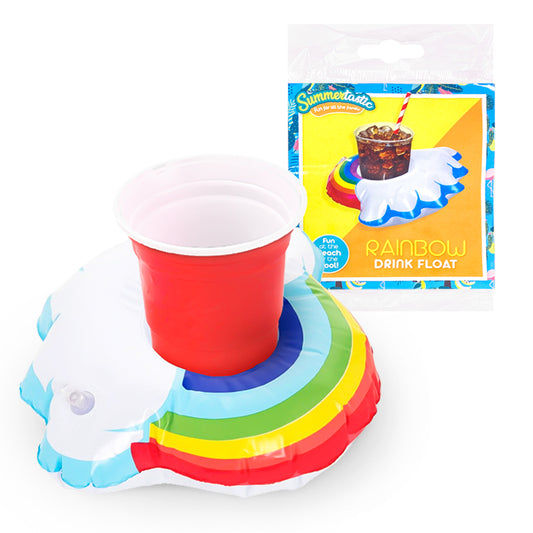 Rainbow Inflatable Drink Float