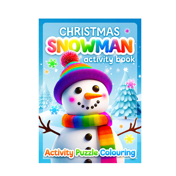 Rainbow Snowman Mini Activity Books x 36( BULK BUY )
