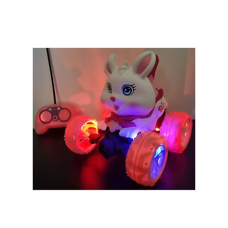 Rally Rabbits 360 Degree Roll Stunt Remote Control Car With Sound & Lights