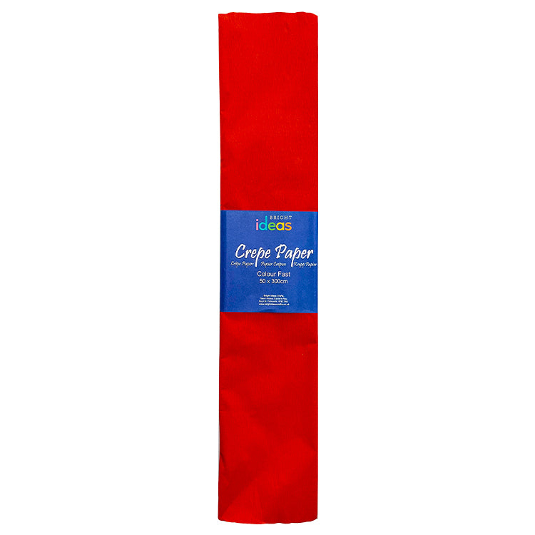 Deluxe Crepe Paper Red Pack ( 3m x 50cms )