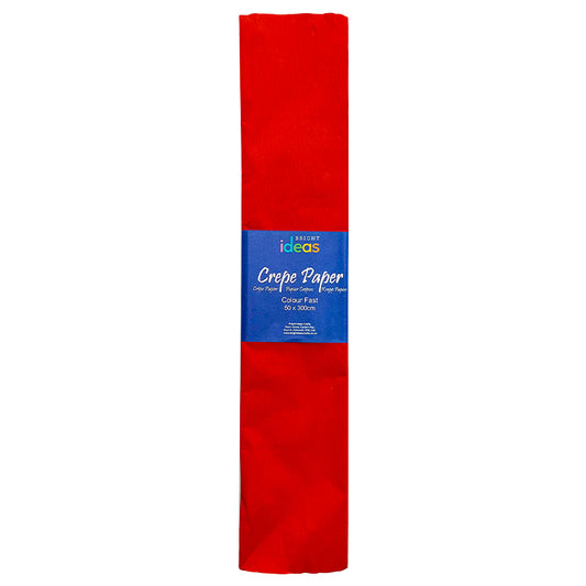 Deluxe Crepe Paper Red Pack ( 3m x 50cms )