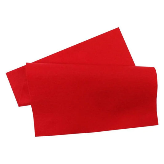 Red A4 Felt Craft Sheets x 6