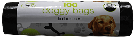 Doggy Bags With Tie Handles 100 Piece