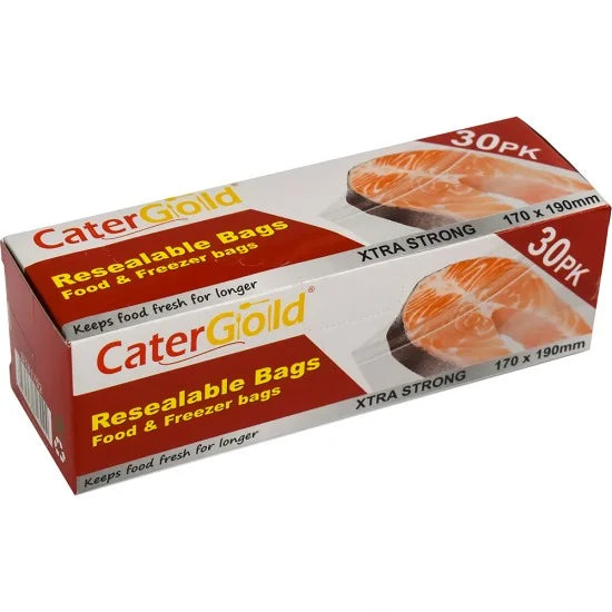 CaterGold Freezer Seal Bags 170 x 190mm Pack of 30 ST81702
