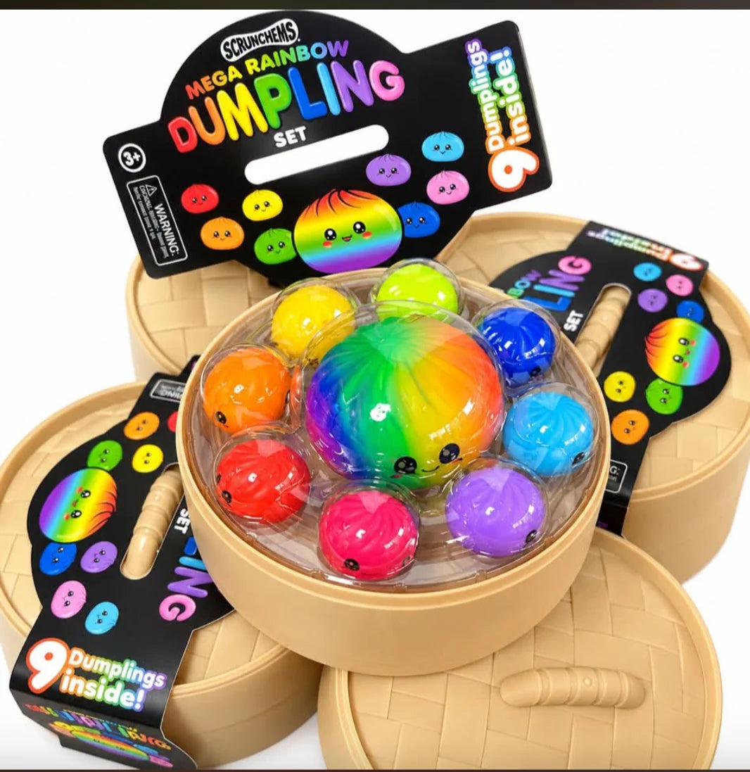 Scrunchems XXL Mega Rainbow Squishy Dumpling Set
