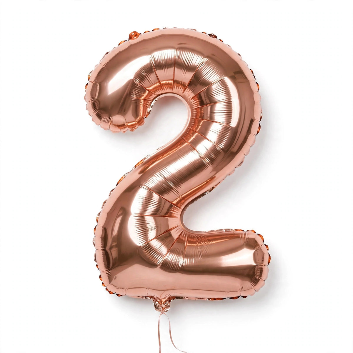 Foil Birthday Foil Balloons Numbers (0-9) 3 Colours - Gold, White, Rose Gold