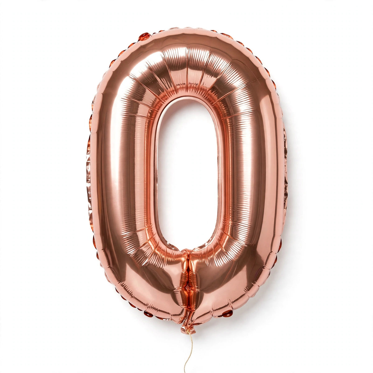 Foil Birthday Foil Balloons Numbers (0-9) 3 Colours - Gold, White, Rose Gold