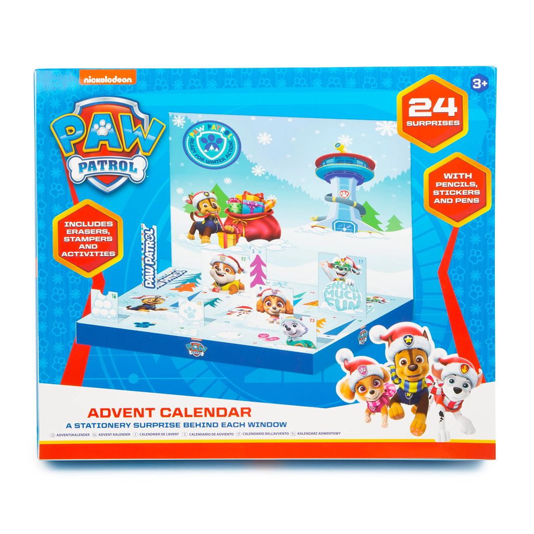 Paw Patrol Advent Calendar includes Stationery