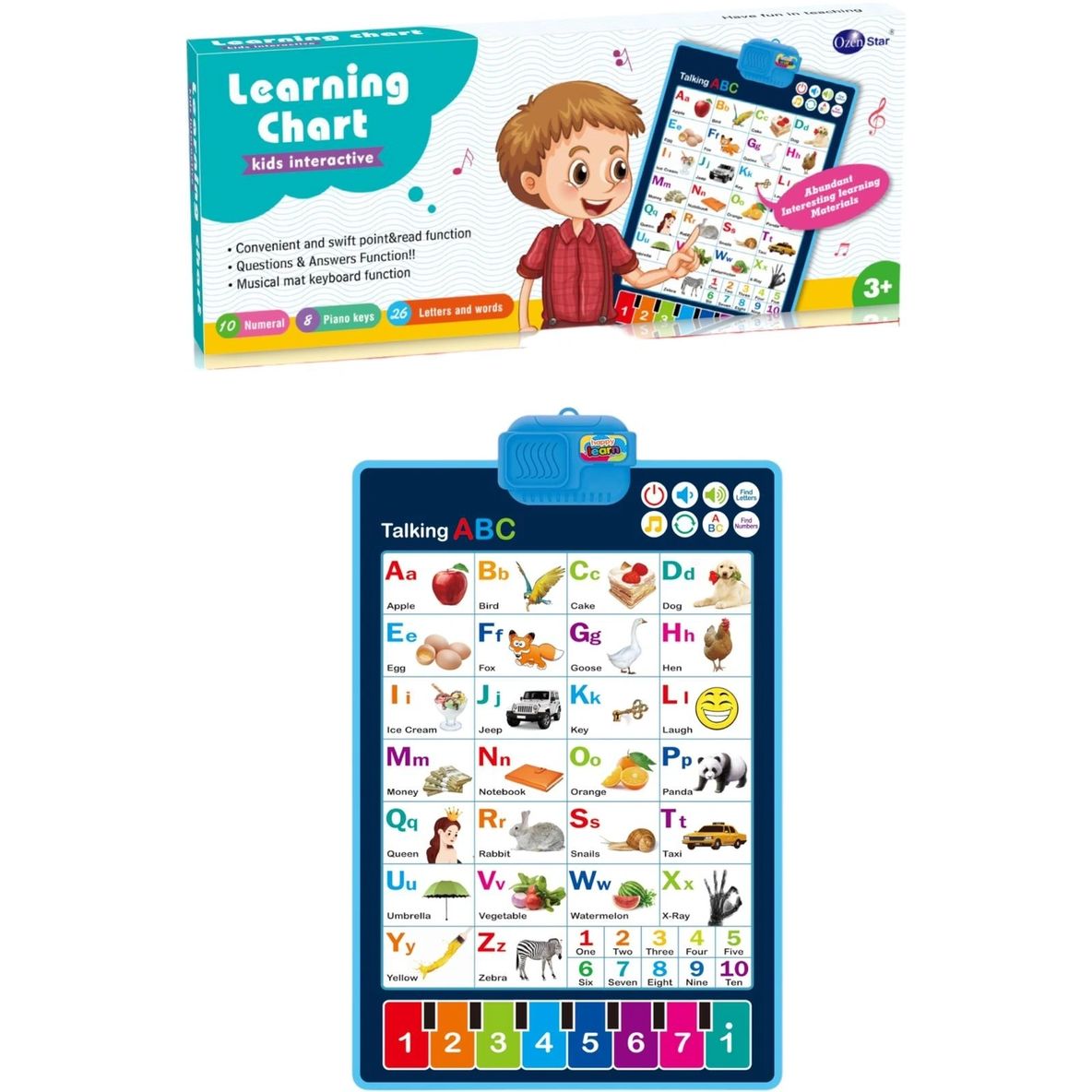 Kids Alphabet Learning Wall Chart