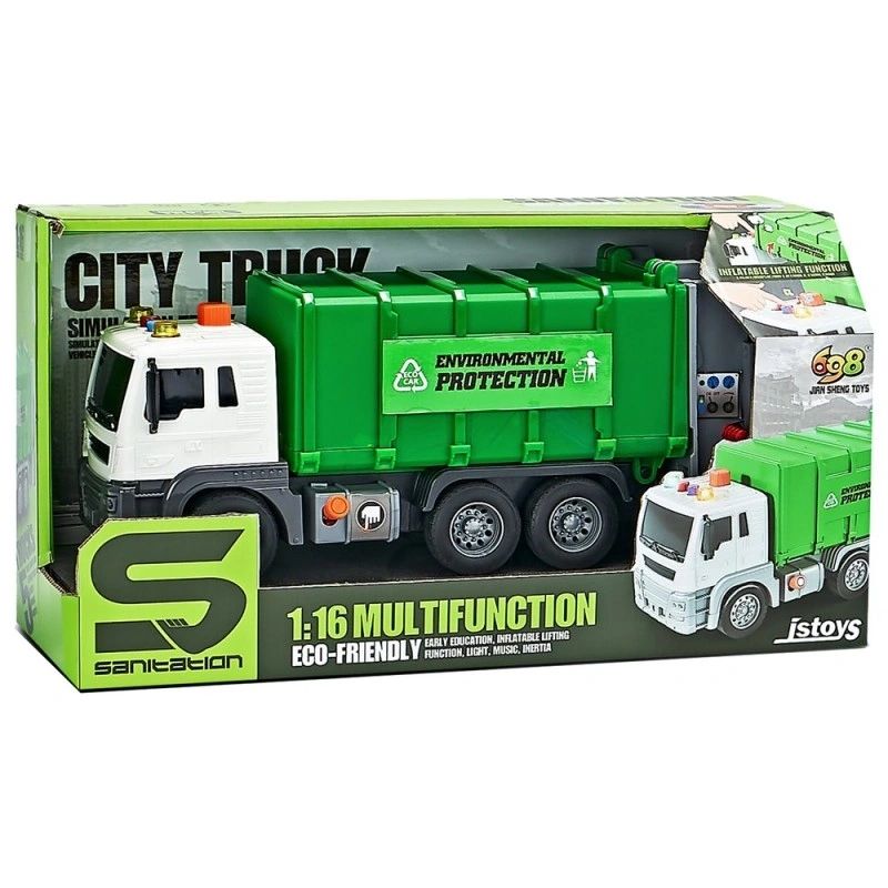 Garbage Toy Truck With Lights & Sound