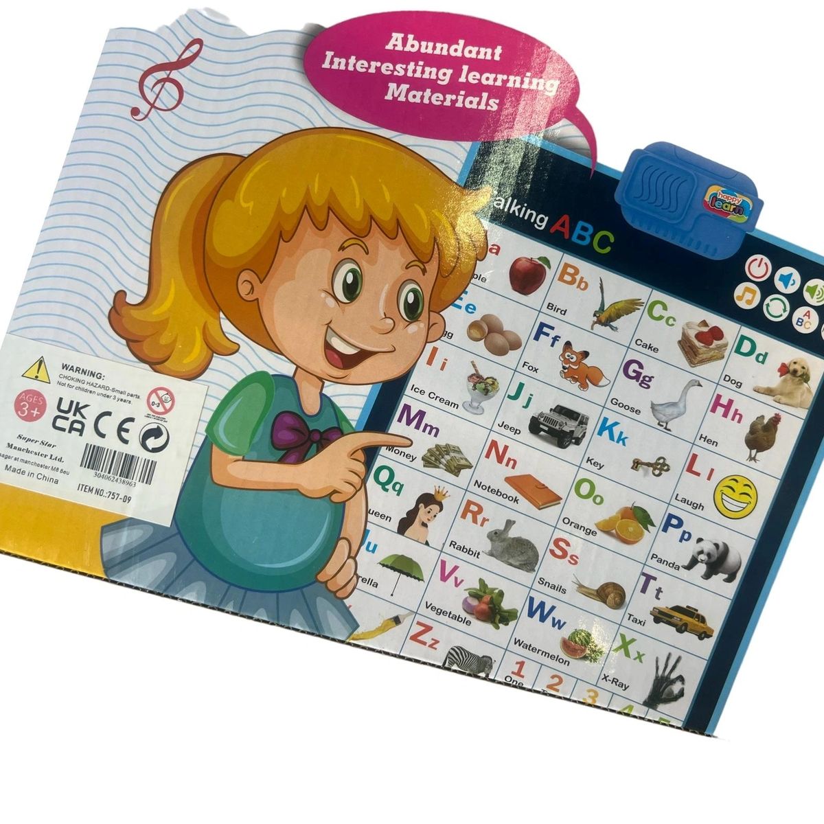 Kids Alphabet Learning Wall Chart