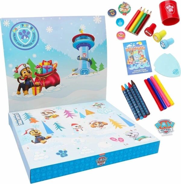 Paw Patrol Advent Calendar includes Stationery