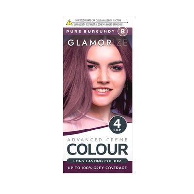 Women'S Pure Burgundy Hair Dye No.8 Advanced Creme Colour