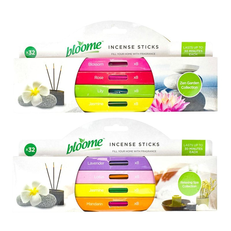 Incense Sticks 4 X Pack Of 8 Assorted Fragrance Scents
