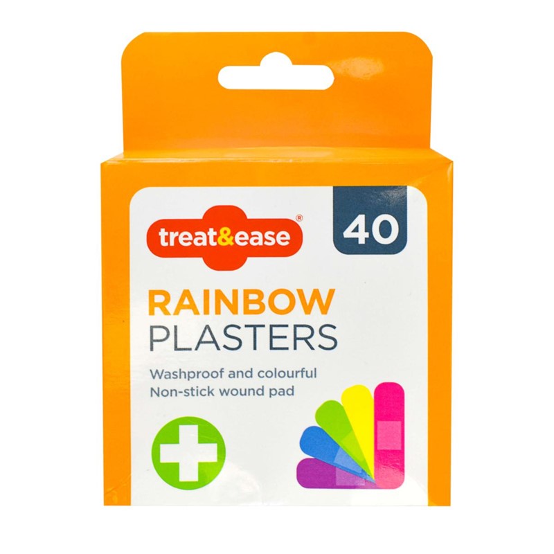 Rainbow Plasters Pack Of 40