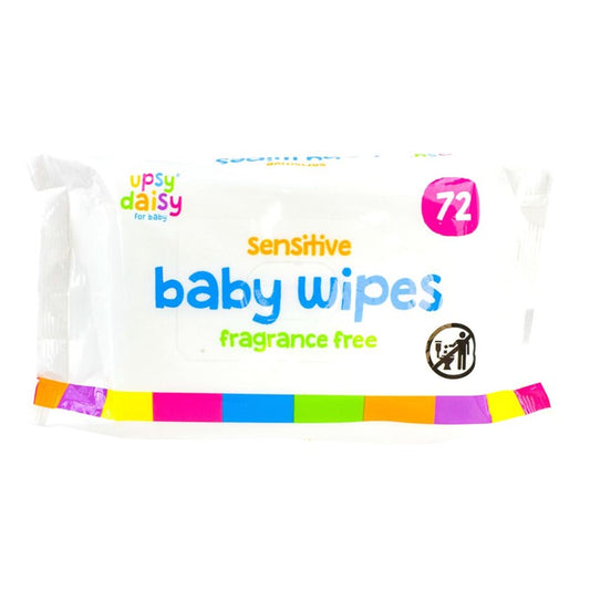 Sensitive Baby Wipes Fragrance Free Pack Of 72