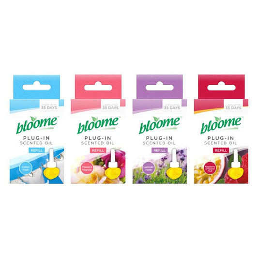 Bloome Air Freshener Scented Oil Plug In Refill Assorted Scents