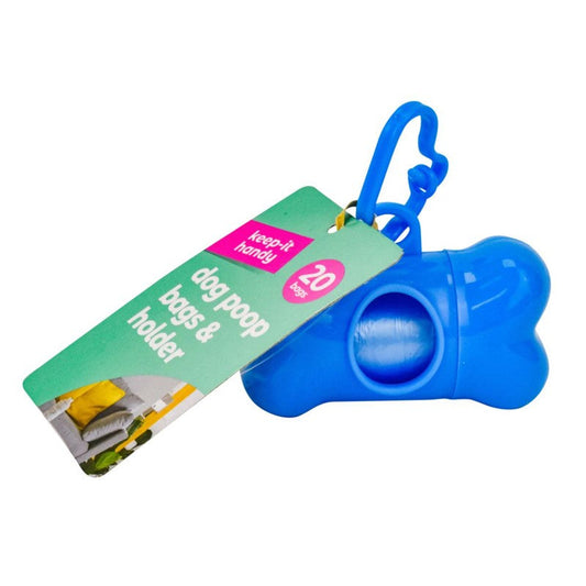 Pet Dog Poop Bags And Holder Roll Of 20