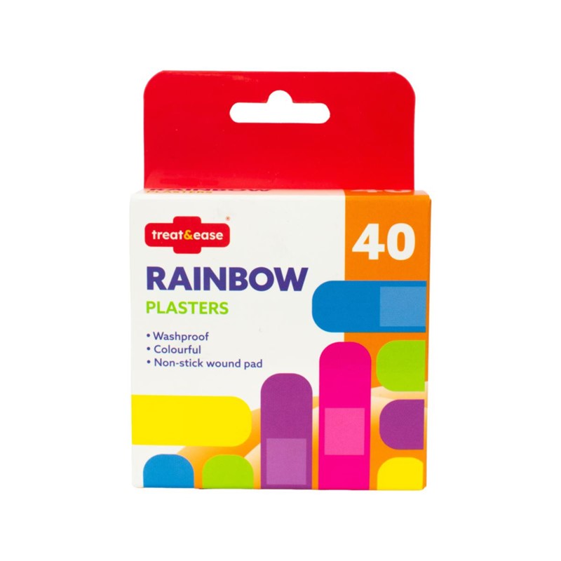 Rainbow Plasters Pack Of 40