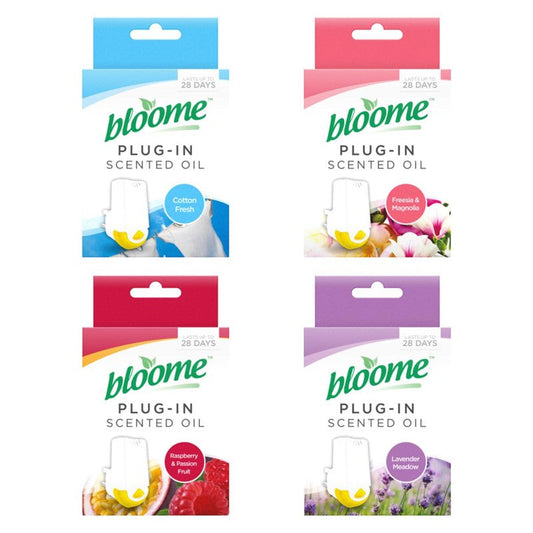 Bloome Air Freshener Scented Oil Plug In 20Ml Assorted Scents