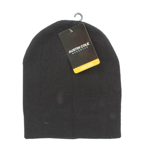 Unise x Men'S Winter Beanie Hat One Size Black