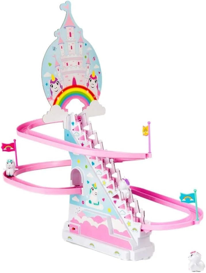 Unicorn Race Climb & Slide Game